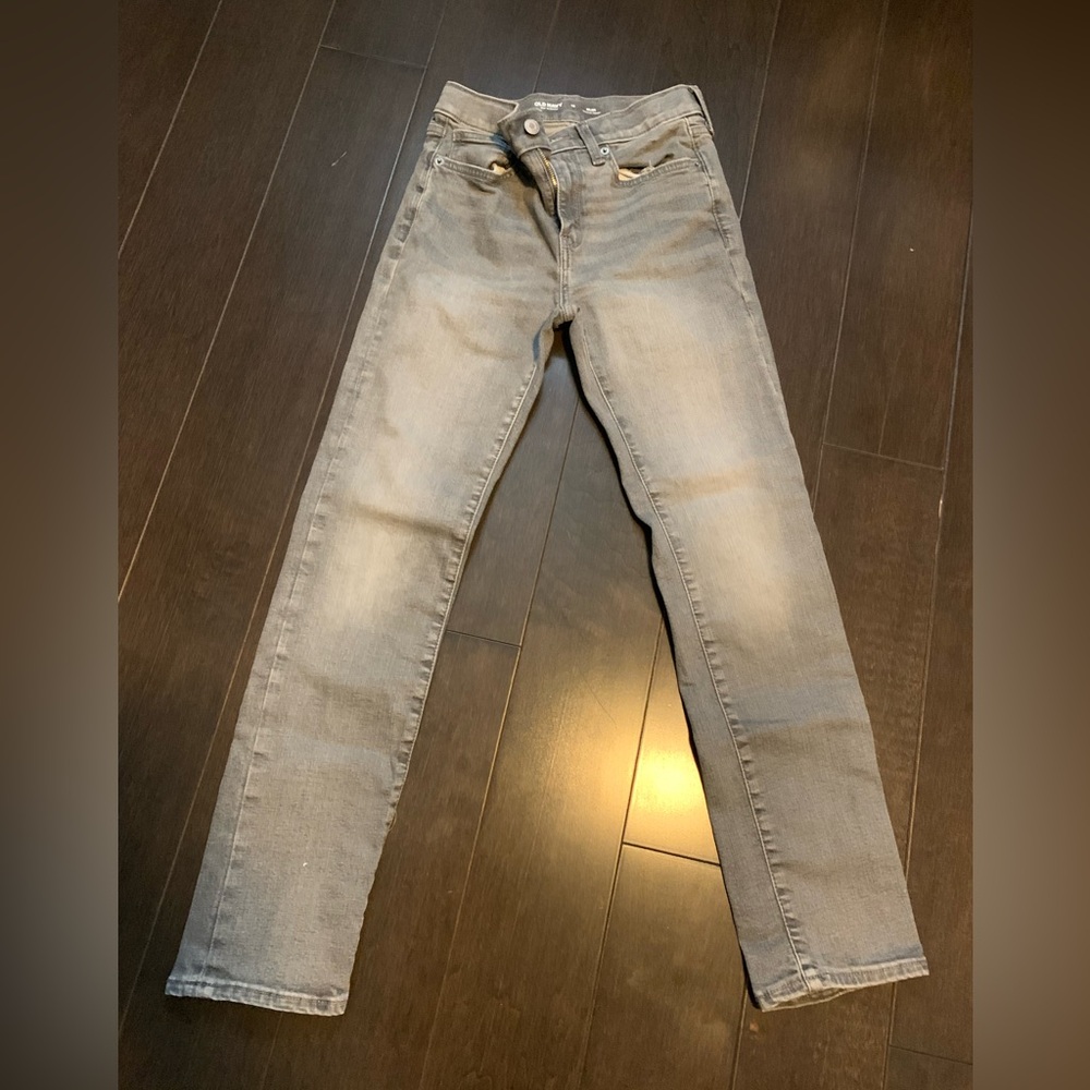 Grey Old Navy Slim Youth Jeans Size 12